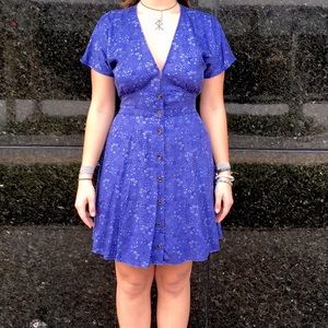 Marine Layer Camilla Mini Dress Navy Sizes XS